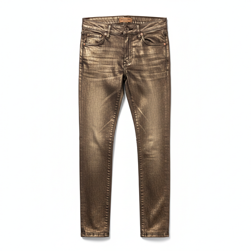 Calça Jeans Skinny - Bronze