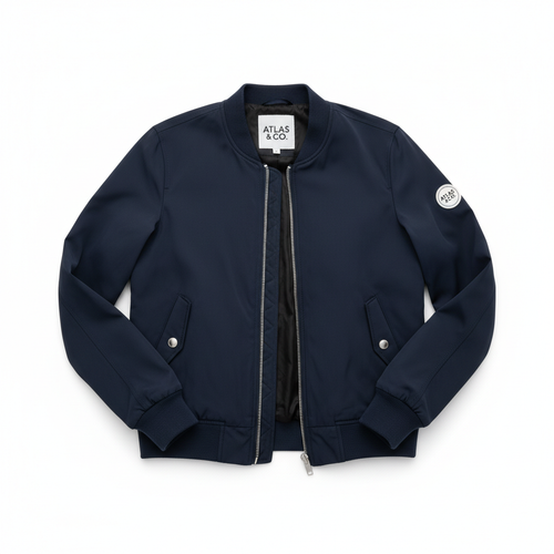 Jaqueta Bomber - Azul-marinho