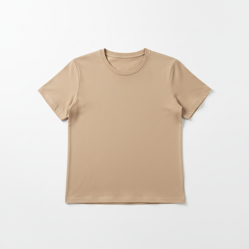 Camiseta Básica - Bege